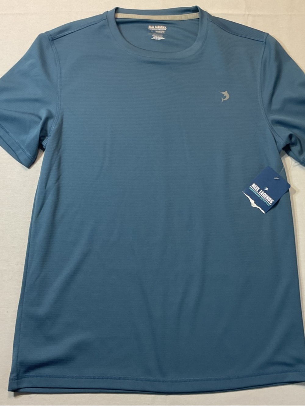 Reel Legends NWT Navy Quick‎ Dry Short Sleeve Shirt Size S Fishing Everyday